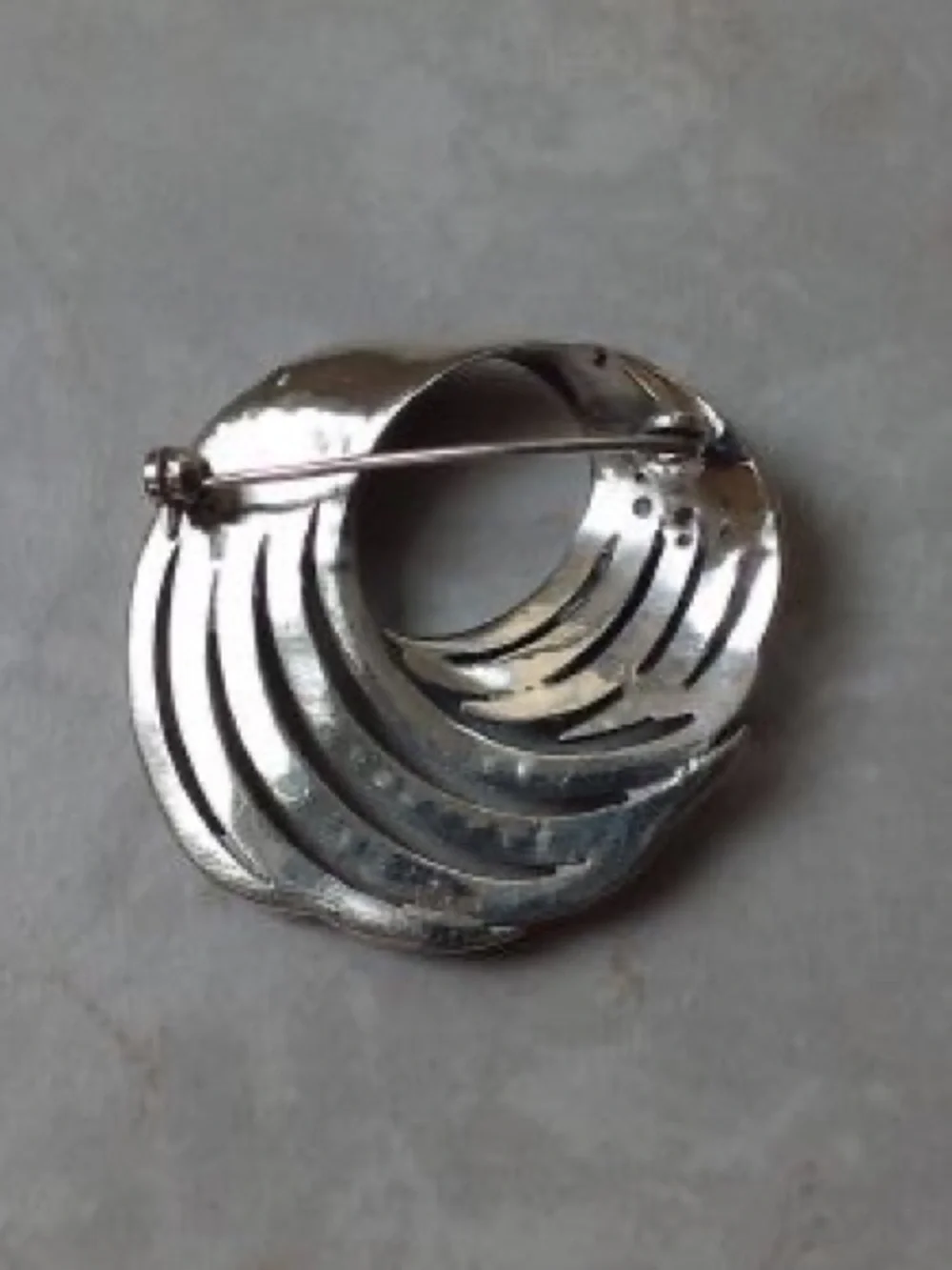 Silver Sparkly Brooch